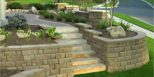 Retaining Wall, Landscaping Wall, Stone Wall, Flower Bed, Free Estimates